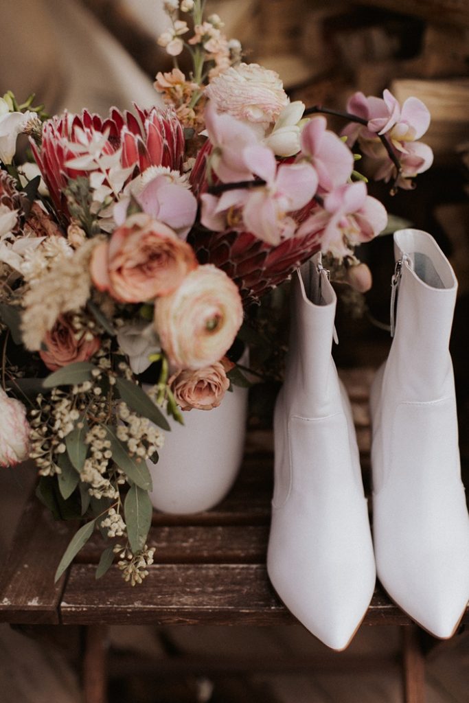 Charlotte Wedding Photography | Bouquet and Boots