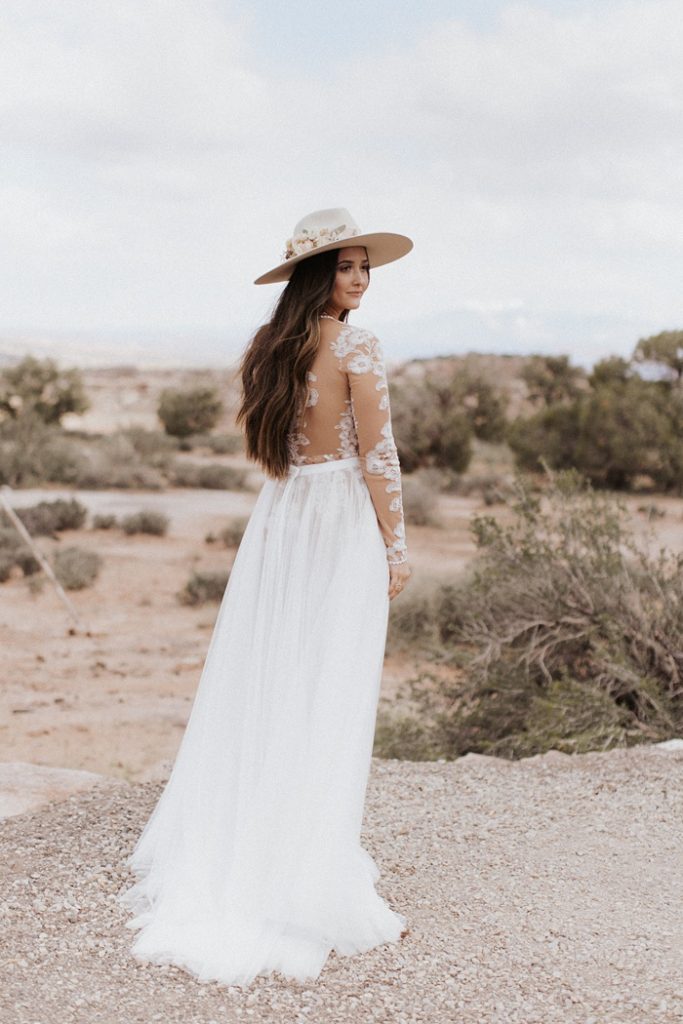 Charlotte Wedding Photography | Bride in the Desert