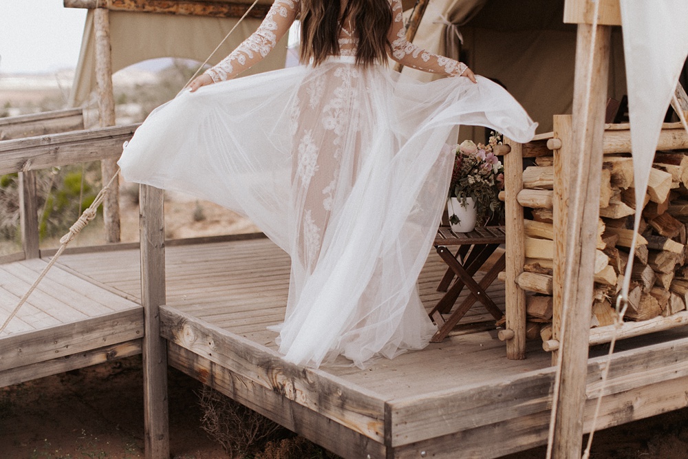 Charlotte Wedding Photography | Flowing dress
